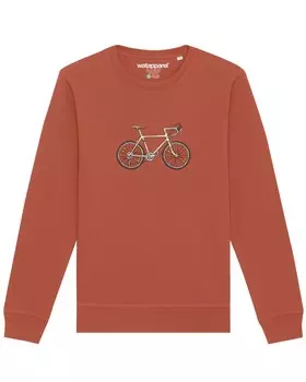 Свитер Watapparel Sweatshirt Doodle Bike, светло-коричневый