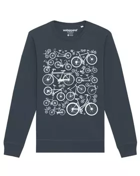Свитер Watapparel Sweatshirt Fahrrder, антрацит