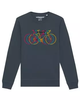 Свитер Watapparel Sweatshirt Fahrrder, антрацит
