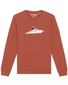 Свитер Watapparel Sweatshirt Fly me to the moon, светло-коричневый