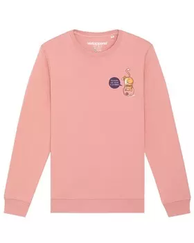 Свитер Watapparel Sweatshirt Funny Cat, розовый