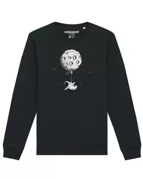 Свитер Watapparel Sweatshirt Funny Spaceman, черный