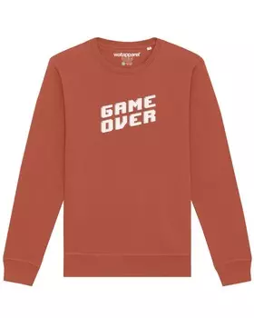 Свитер Watapparel Sweatshirt Game Over, светло-коричневый