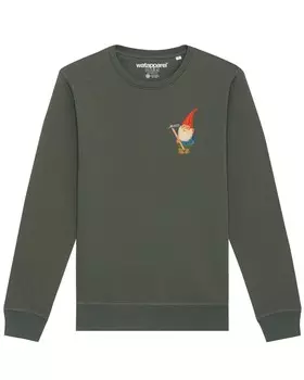 Свитер Watapparel Sweatshirt Gartenzwerg, оливковый