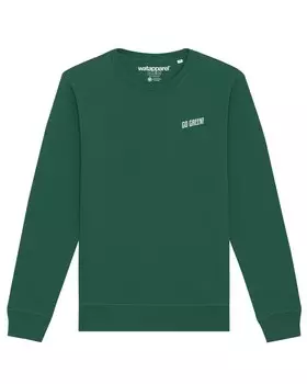 Свитер Watapparel Sweatshirt Go Green, темно-зеленый