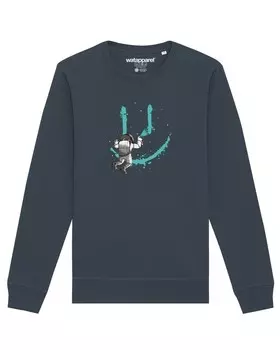 Свитер Watapparel Sweatshirt Graffiti Astronaut, антрацит
