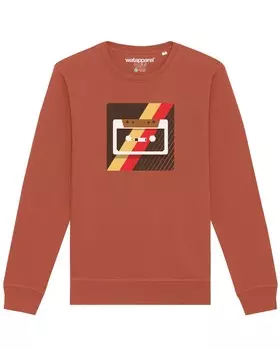 Свитер Watapparel Sweatshirt Kassette, цвет auburn