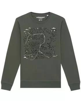 Свитер Watapparel Sweatshirt Landschaft, хаки