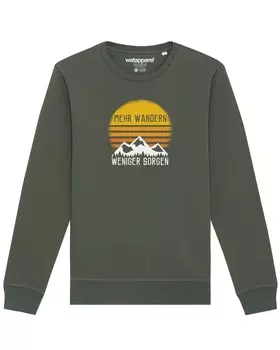 Свитер Watapparel Sweatshirt Mehr Wandern, хаки