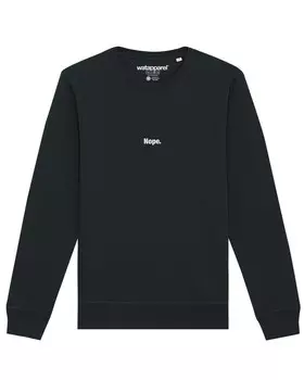 Свитер Watapparel Sweatshirt Nope, черный