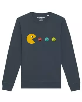 Свитер Watapparel Sweatshirt Pacmnnchen, антрацит