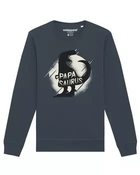 Свитер Watapparel Sweatshirt Papasaurus, антрацит