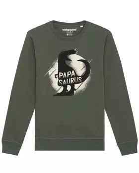 Свитер Watapparel Sweatshirt Papasaurus, хаки