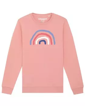 Свитер Watapparel Sweatshirt Regenbogen, розовый