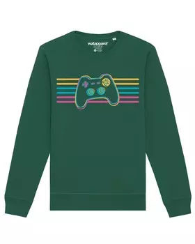 Свитер Watapparel Sweatshirt Retro Joystick, темно-зеленый