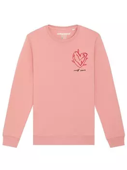 Свитер Watapparel Sweatshirt Self Love, розовый