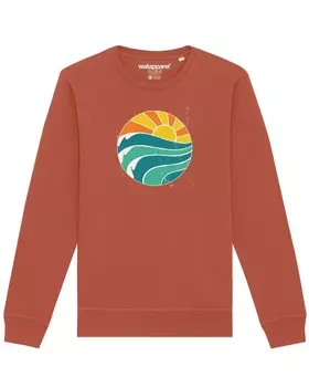 Свитер Watapparel Sweatshirt Summer Sun, светло-коричневый