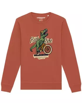 Свитер Watapparel Sweatshirt T-Rex Fahrrad, светло-коричневый