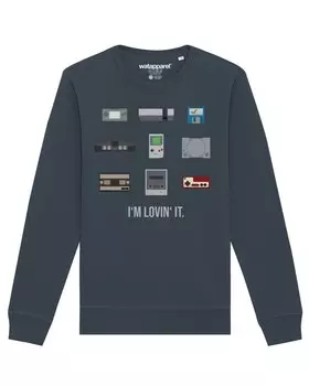 Свитер Watapparel Sweatshirt Videogames, антрацит