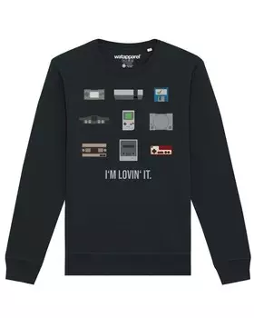 Свитер Watapparel Sweatshirt Videogames, черный