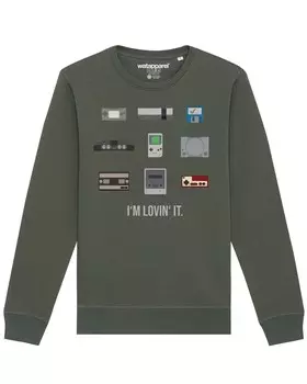 Свитер Watapparel Sweatshirt Videogames, цвет khaki/dark green