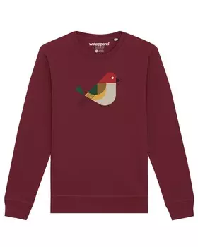 Свитер Watapparel Sweatshirt Vogel, бордовый