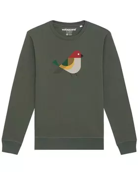 Свитер Watapparel Sweatshirt Vogel, оливковый
