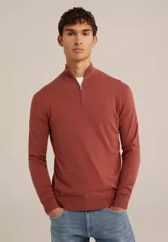 Свитер WE Fashion, бордовый