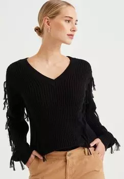 Свитер WE Fashion, черный