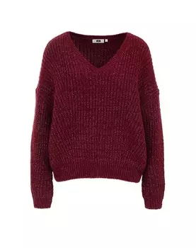 Свитер WE Fashion, цвет Wine red