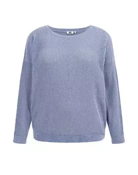 Свитер We Fashion, дымчатый синий