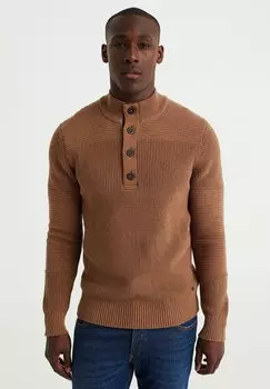 Свитер WE Fashion, коричневый