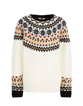 Свитер We Fashion, натуральный белый