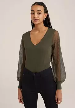 Свитер WE Fashion, серый