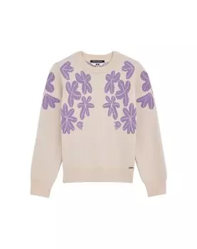Свитер WE Fashion Sweater, бежевый