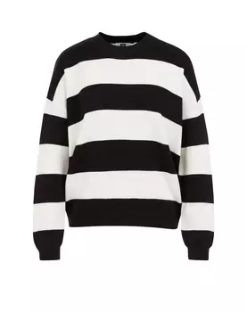 Свитер WE Fashion Sweater, черный/белый