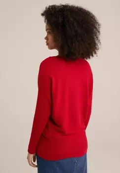 Свитер WE Fashion, светло-красный