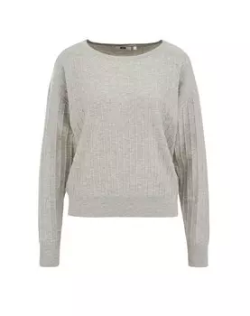 Свитер WE Fashion, светло-серый