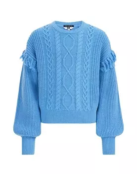 Свитер We Fashion, светло-синий