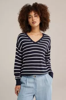 Свитер WE Fashion, темно-синий