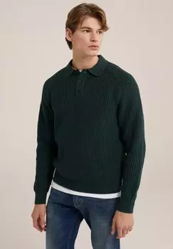 Свитер WE Fashion, зеленый