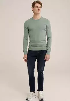 Свитер WE Fashion, зеленый