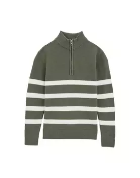 Свитер WE Fashion, зеленый