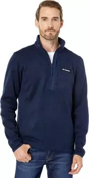 Свитер Weather на молнии 1/2 Columbia, цвет Collegiate Navy Heather/Collegiate Navy