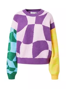 Свитер Weekday Aggie, сиреневый/темно-фиолетовый