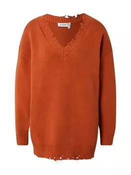 Свитер WEEKDAY Oversized Sweater Sugar, темно-оранжевый