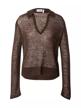 Свитер WEEKDAY Tindra, коричневый