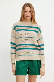 Свитер Weekend Max Mara, бежевый