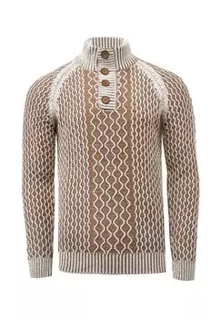 Свитер великолепной крупной вязки RUSTY NEAL, бежевый