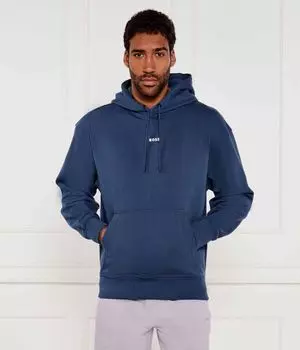 Свитер wesmallhood Regular fit Boss Orange, синий